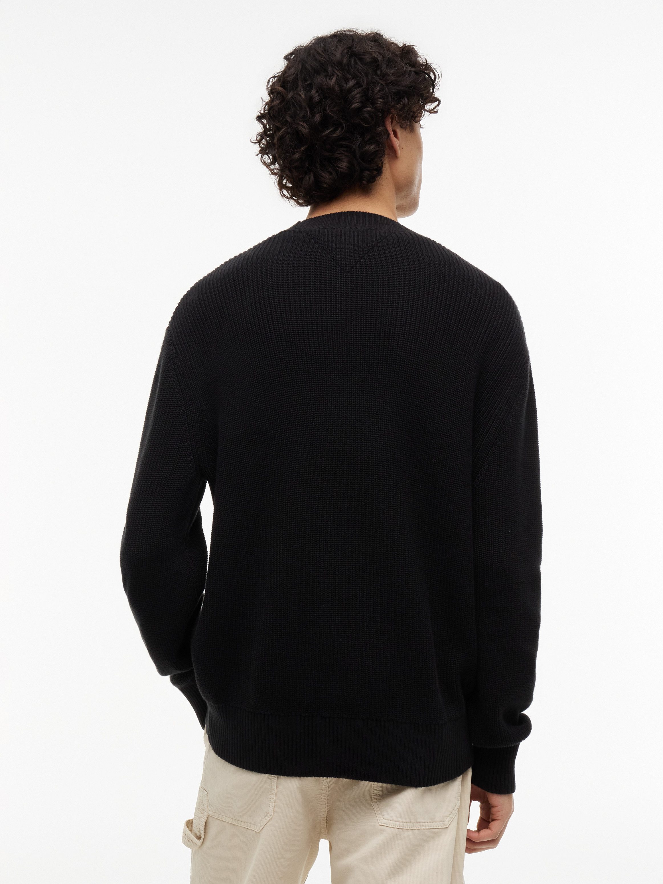 Tommy Jeans Strickpullover TJM REGULAR BADGE SWEATER