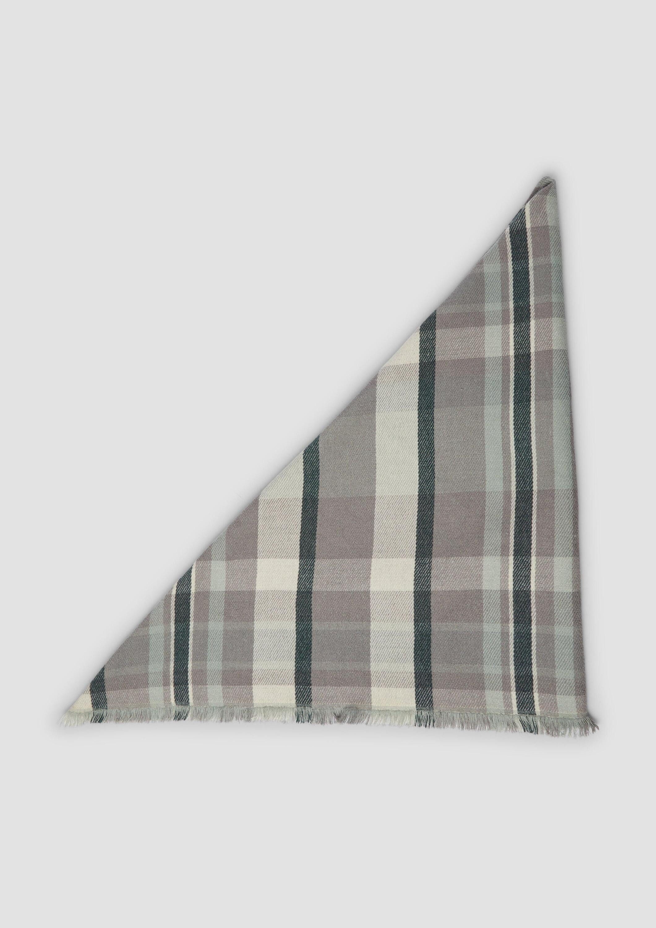 s.Oliver Schal Schal, Dreieckstuch mit All-over-Print