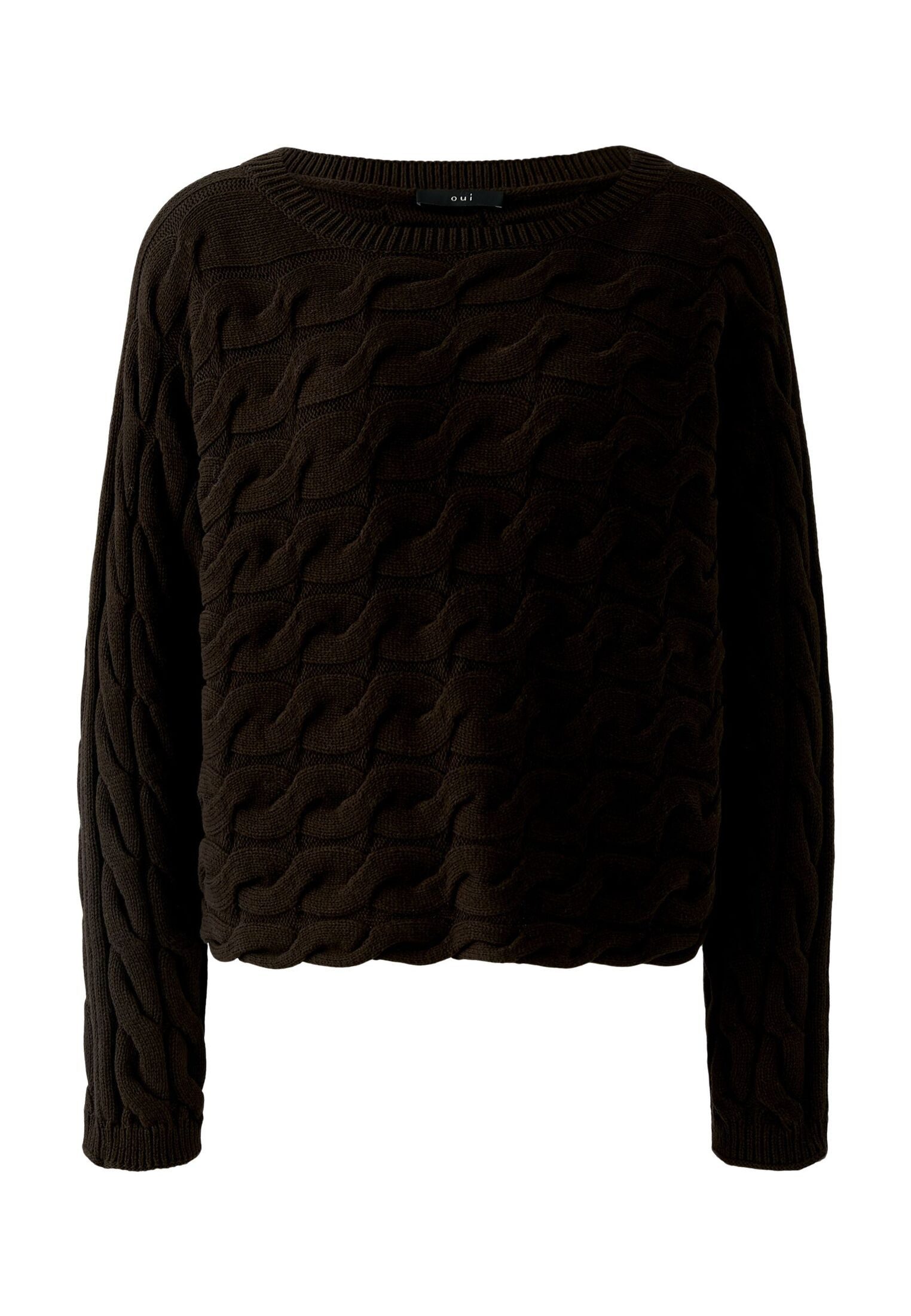 Oui Rundhalspullover SIRAH Pullover günstig online kaufen