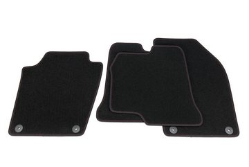 teileplus24 Auto-Fußmatten 107 Velours Fußmatten Set kompatibel mit Skoda Fabia 3 2014-2021