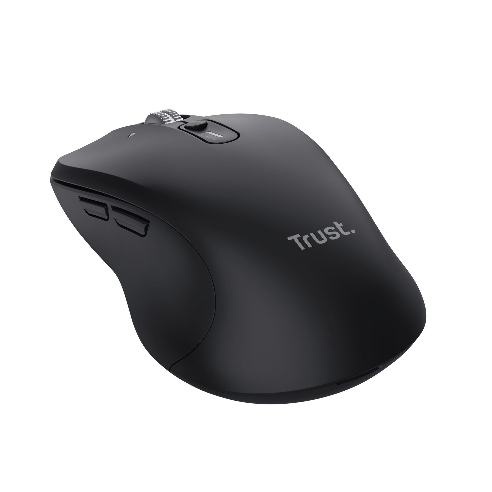 Trust FERRO HYPERSCROLL Maus kabellos mit Mehrgeräte-Anschluss Maus (2,4-GHz-Empfänger oder 2x Bluetooth)
