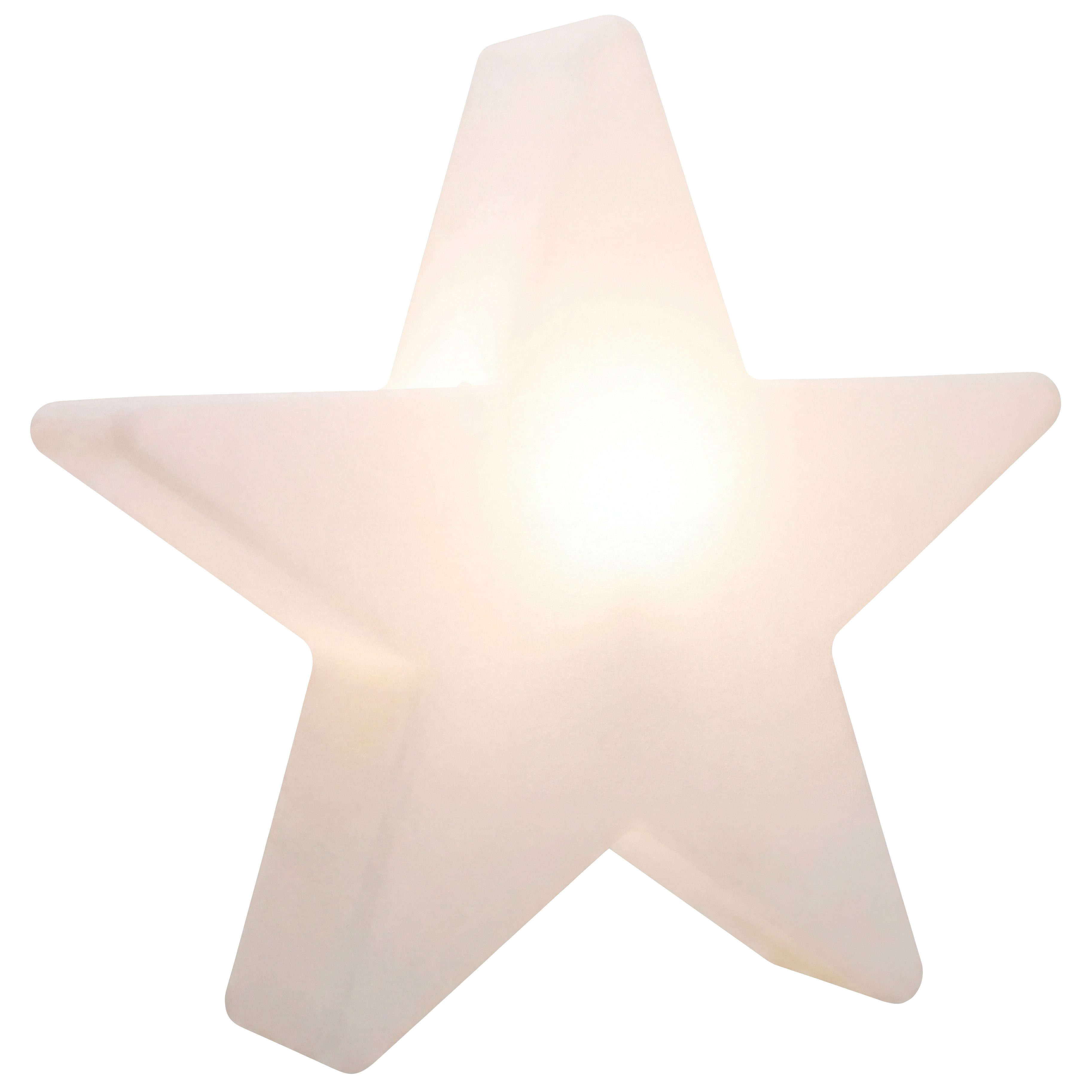 8 seasons design LED Stern Shining Star, LED fest integriert, Warmweiß, 40 cm weiß für In- und Outdoor