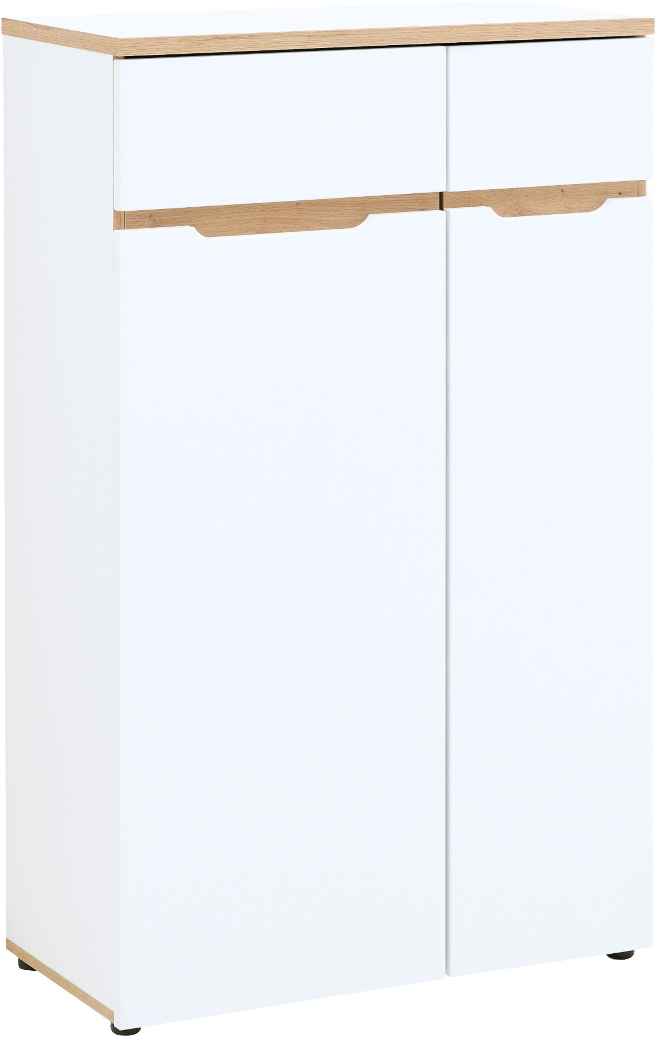 Innostyle Aktenschrank Memphis Aktenschrank,75x122x38cm (B/H/T) (1-St) 2 türig, Soft-Close, ABS-Kantenschutz