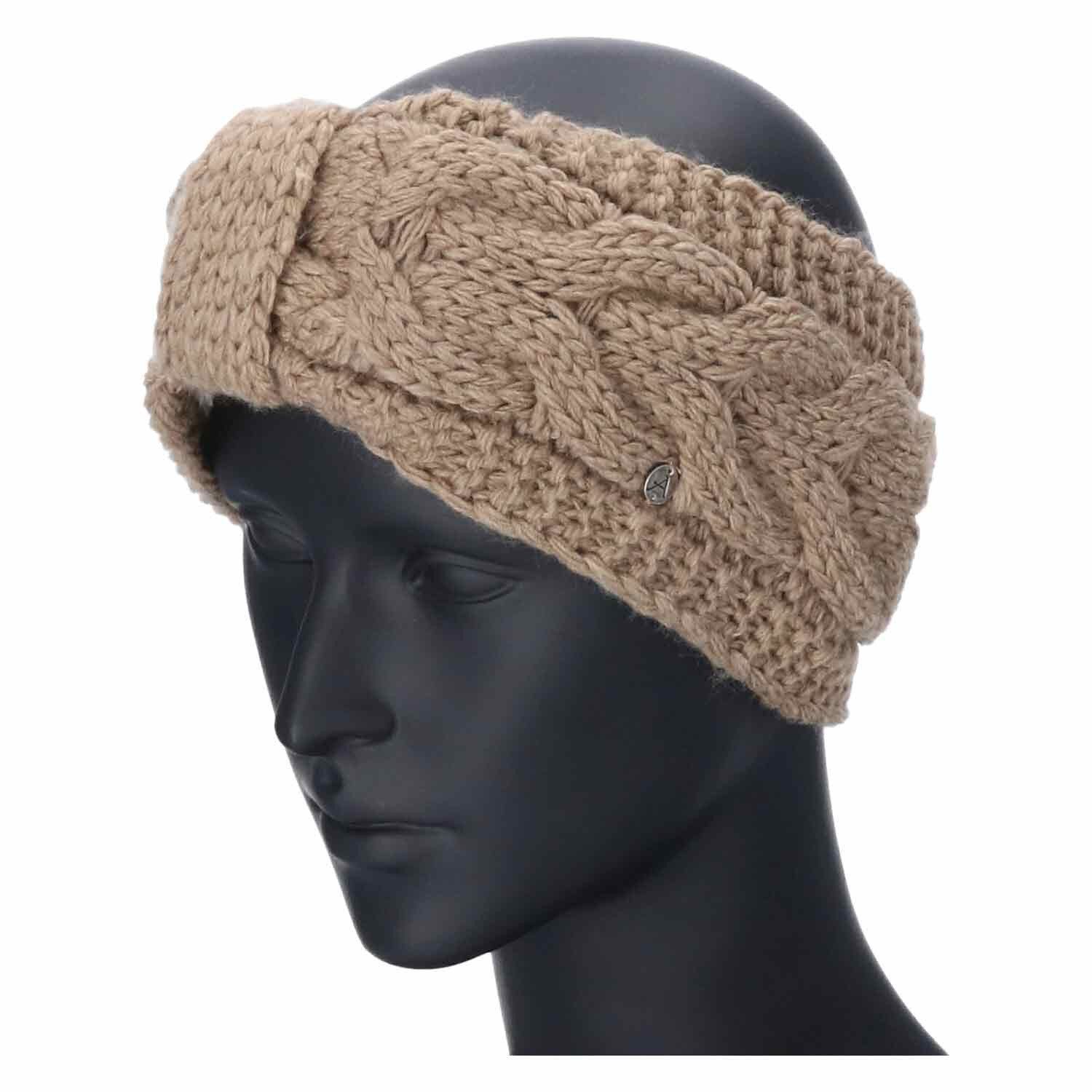 Antonio Strickmütze Antonio Stirnband Taupe (1-St) günstig online kaufen