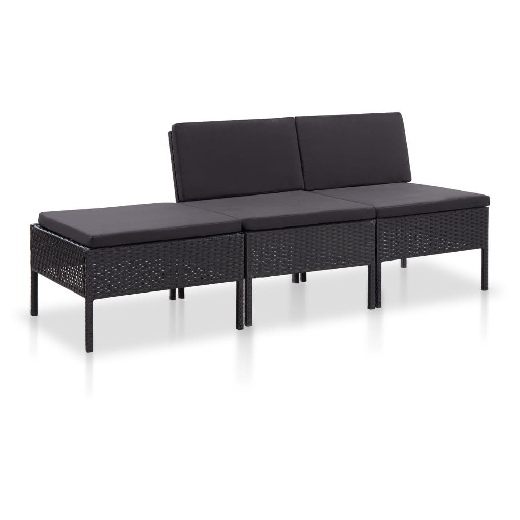 DOTMALL Gartenlounge-Set 3-tlg. Outdoor Sitzmöbel aus günstig online kaufen