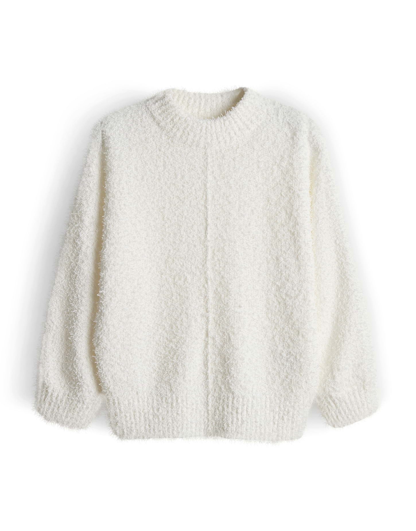 Strickpullover Punew aus flauschigem Effektgarn Regular Fit