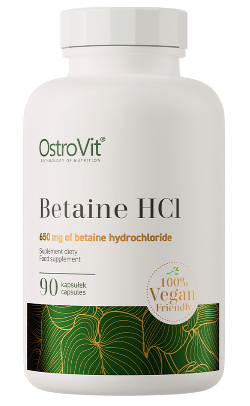 OstroVit OstroVit Betain HCI, 90 Vegan Kapseln Kapseln