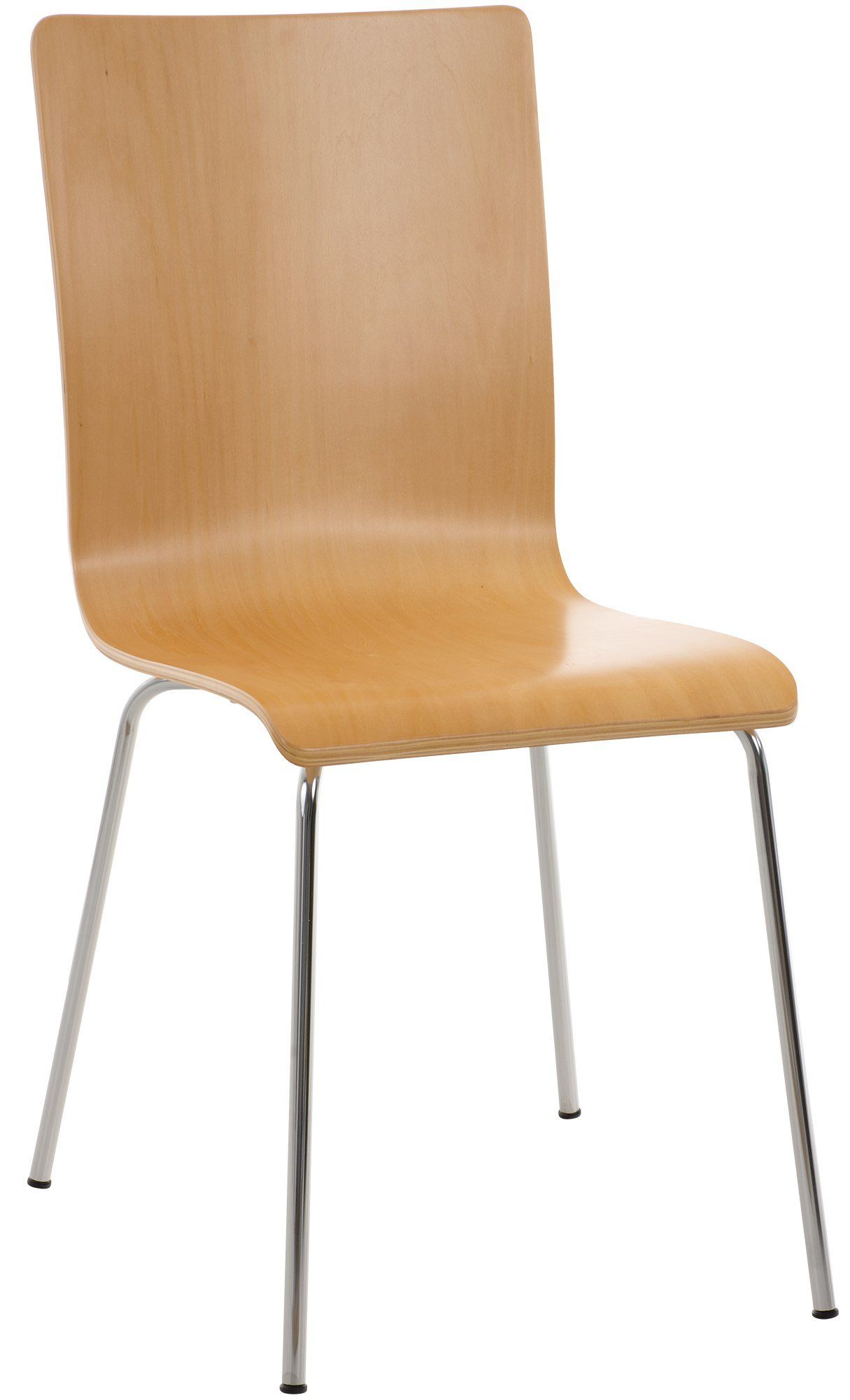 CLP Besucherstuhl Pepe, ergonomisch geformter Holzsitz günstig online kaufen