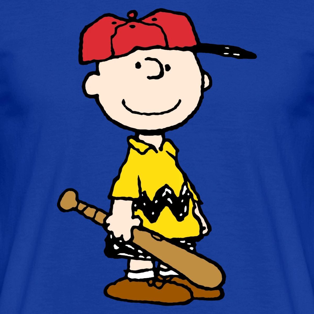 Spreadshirt T-Shirt Peanuts Charlie Brown Baseball Sport Männer T-Shirt (1-tlg)