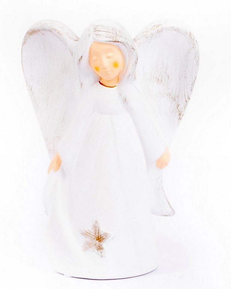 VALENTINO Wohnideen Engelfigur Engel Martha, Weihnachtsdeko (1 St)