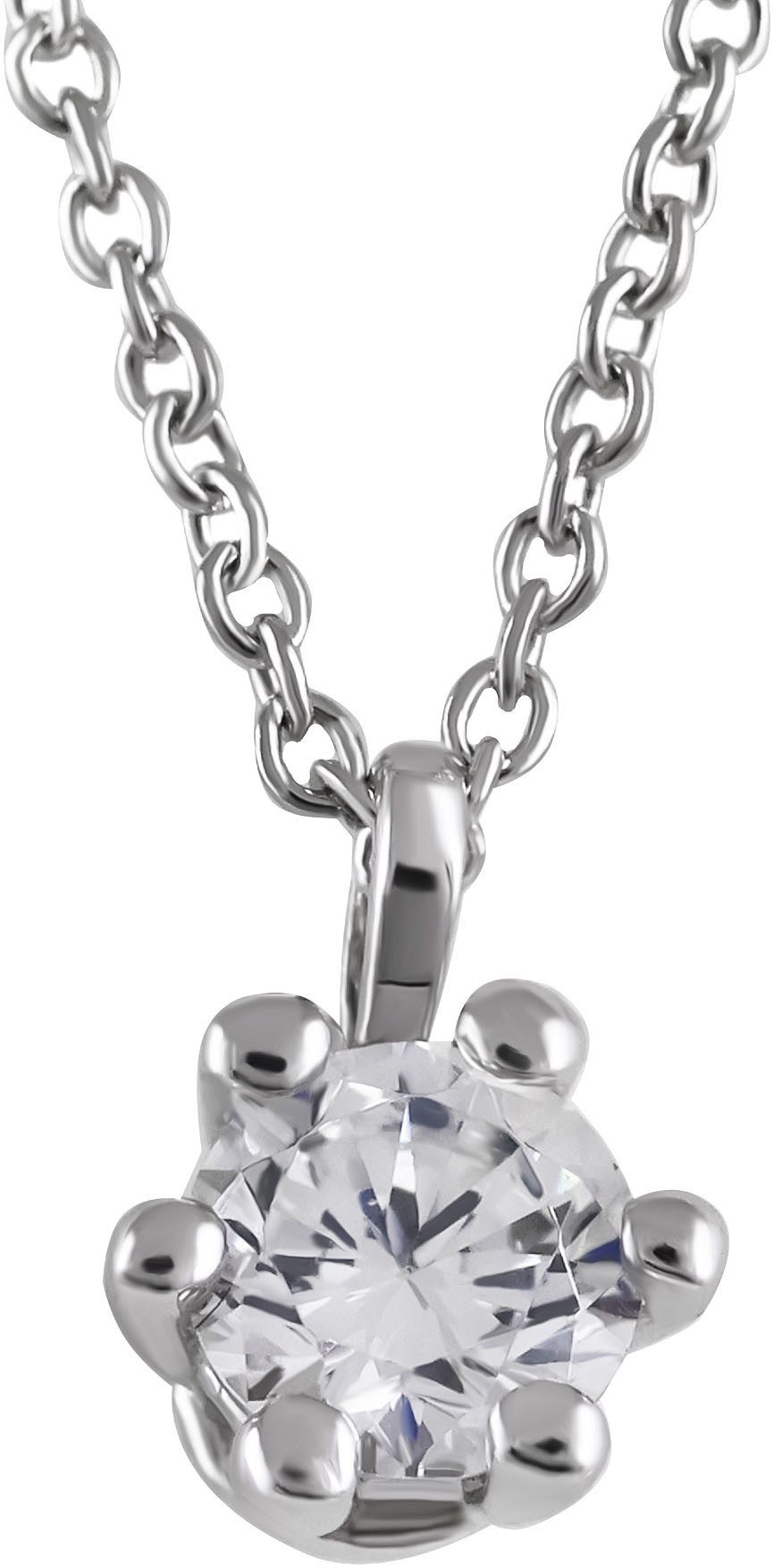Kette mit Anhänger Schmuck Geschenk Silber 925 Halsschmuck Halskette Solitär
