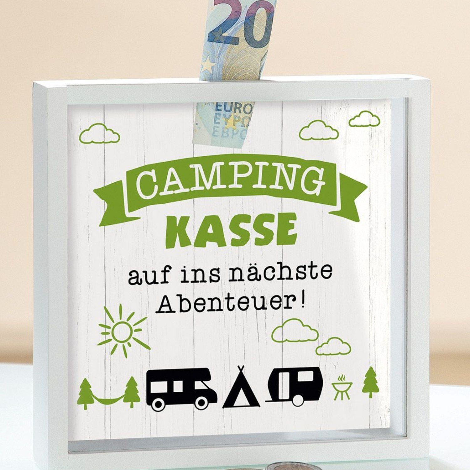 GILDE Spardose Spardose Camping Kasse