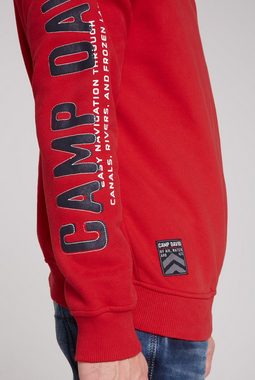 CAMP DAVID Sweatshirt mit Logo-Artworks