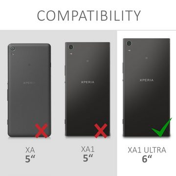 kwmobile Handyhülle Case für Sony Xperia XA1 Ultra, Hülle Silikon transparent - Silikonhülle