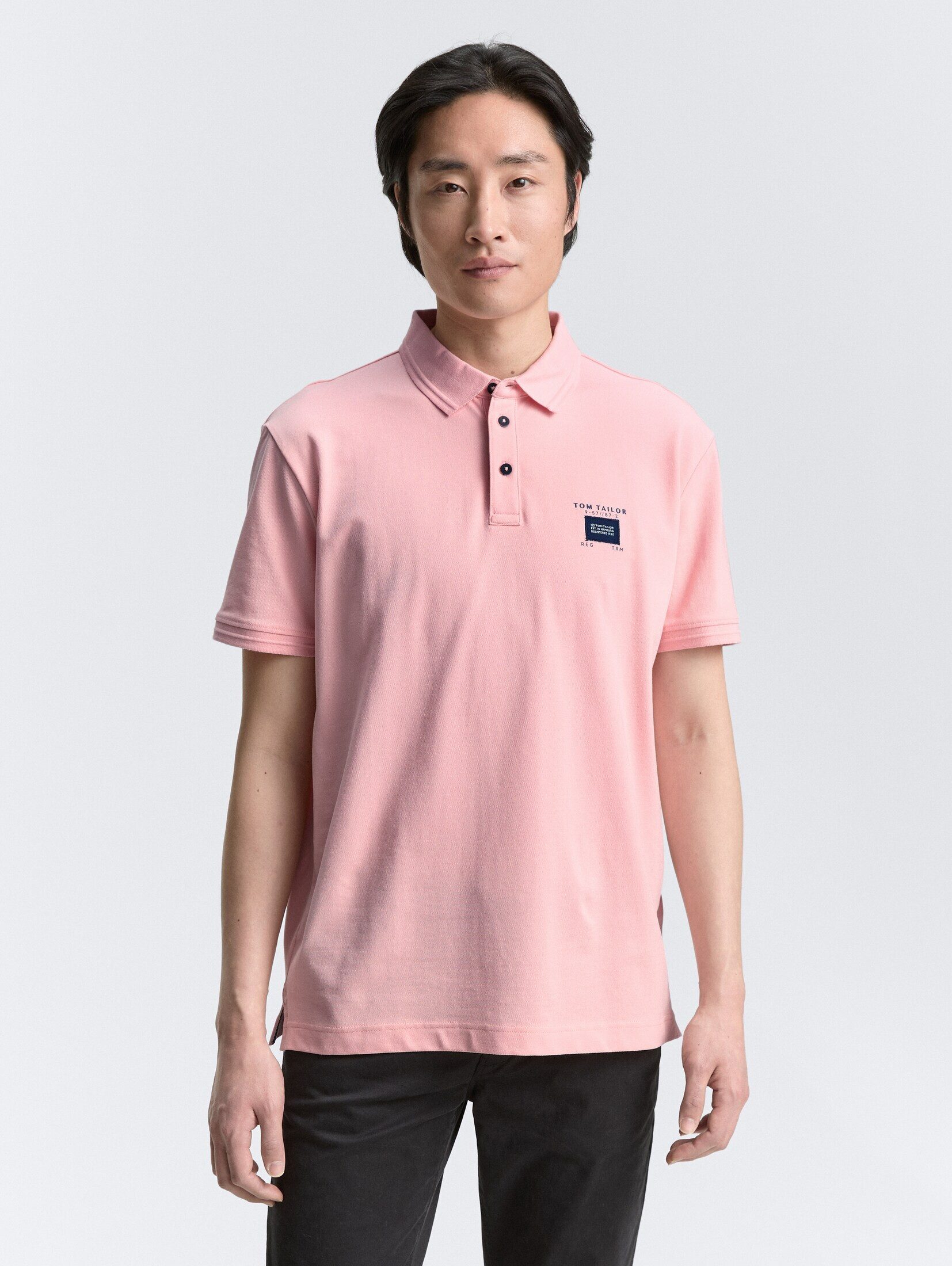 TOM TAILOR Poloshirt Piqué Poloshirt mit günstig online kaufen