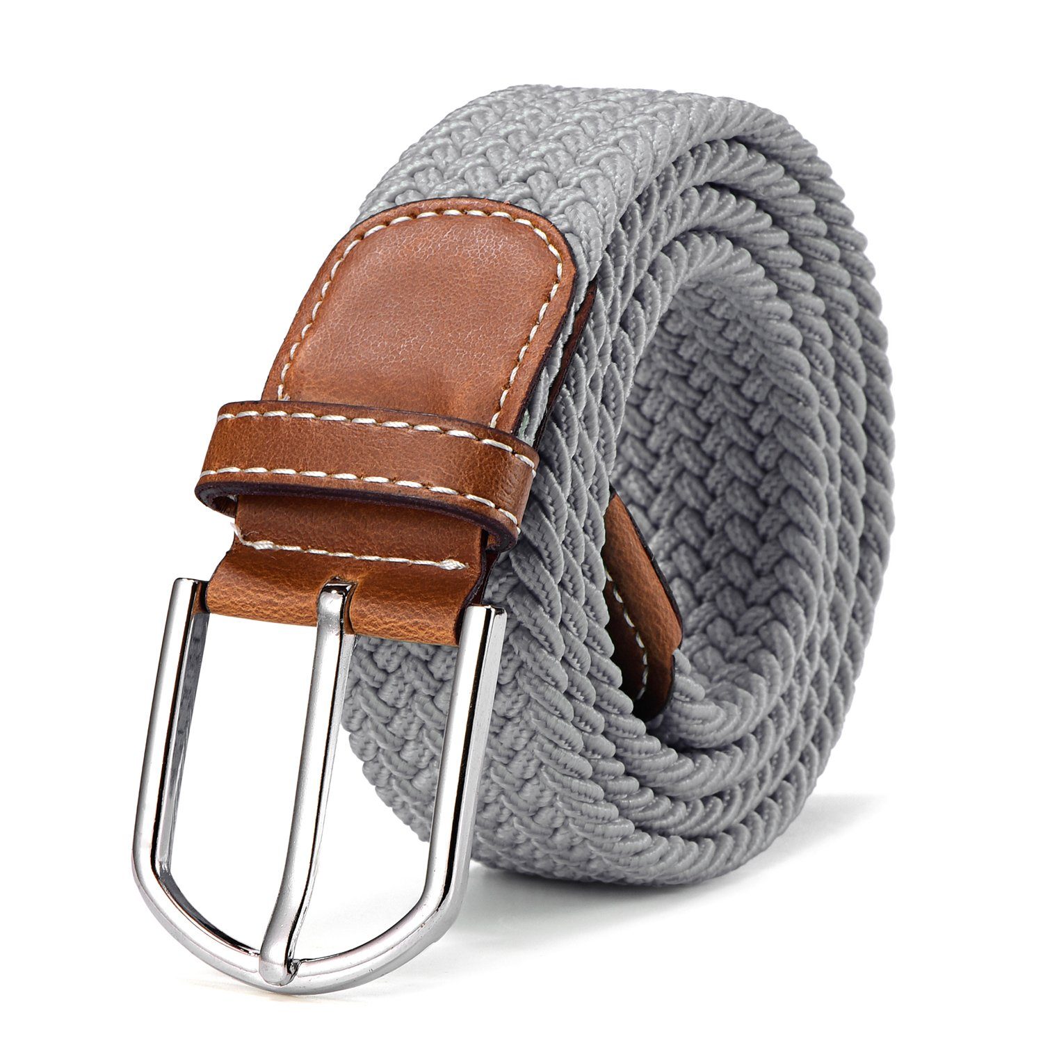 DonDon Stretchgürtel Stretchgürtel geflochten und elastisch (Packung, 1-St) geflochtener Stretchgürtel, für Damen und Herren, bis 120 cm