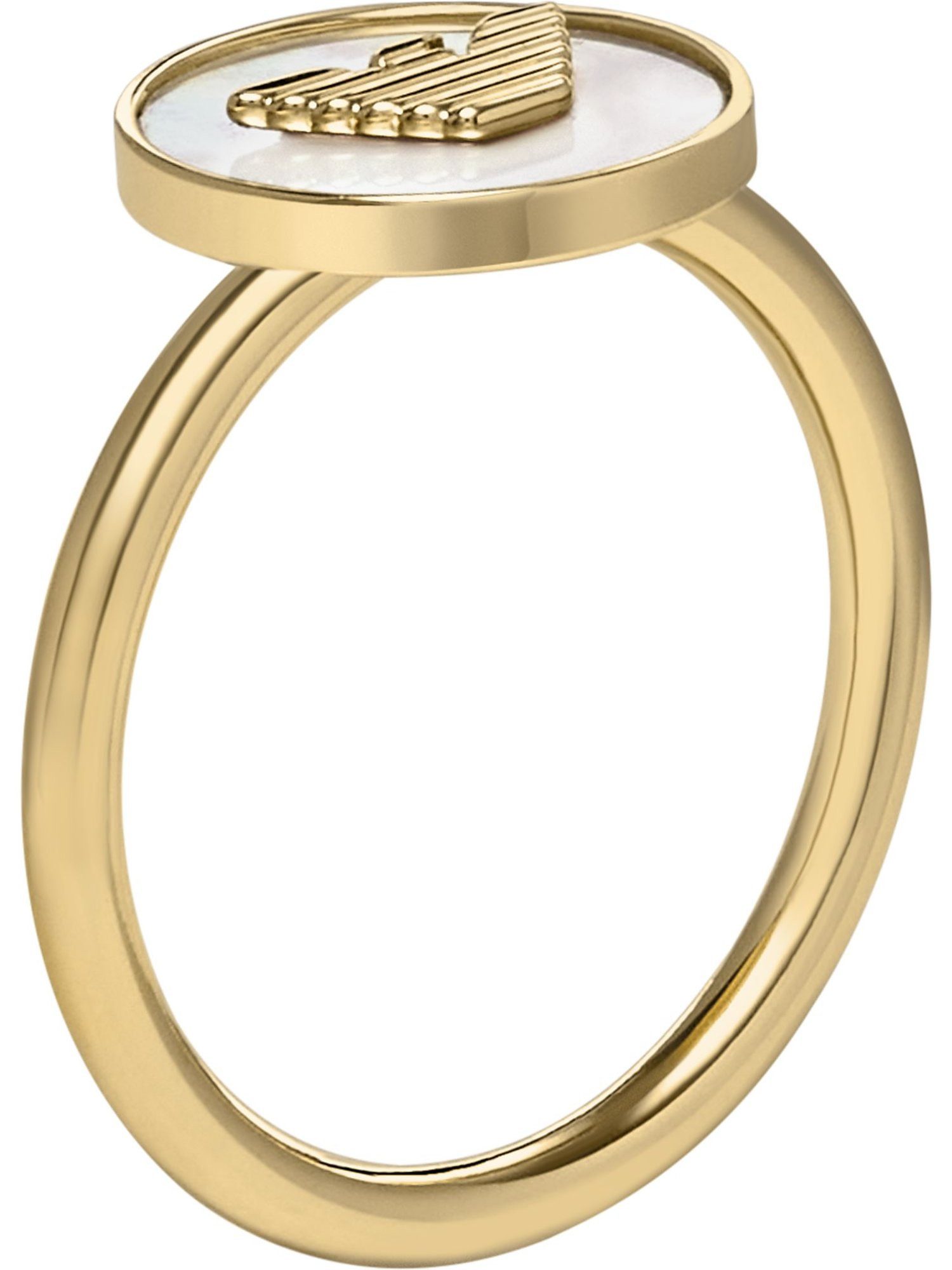 Fingerring Emporio Armani Damen-Damenring Metall Perlmutt