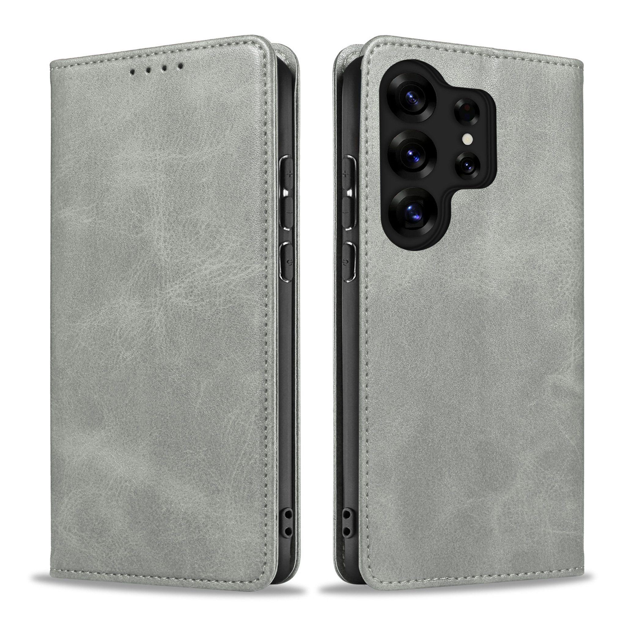 Tec-Expert Handyhülle Tasche Hülle für Samsung Galaxy S25 Ultra 6.8 Zoll, 6.8, Cover Klapphülle Case mit Kartenfach Fliphülle aufstellbar