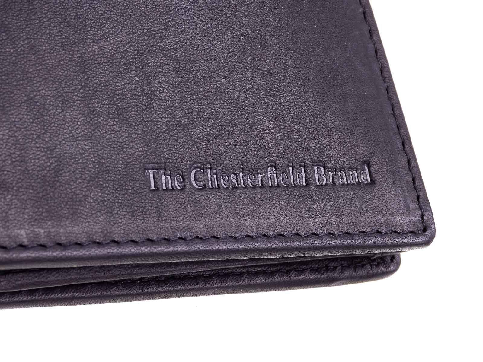 Chesterfield Scheintasche The RFID Leder (1-tlg), Brand black Geldbörse