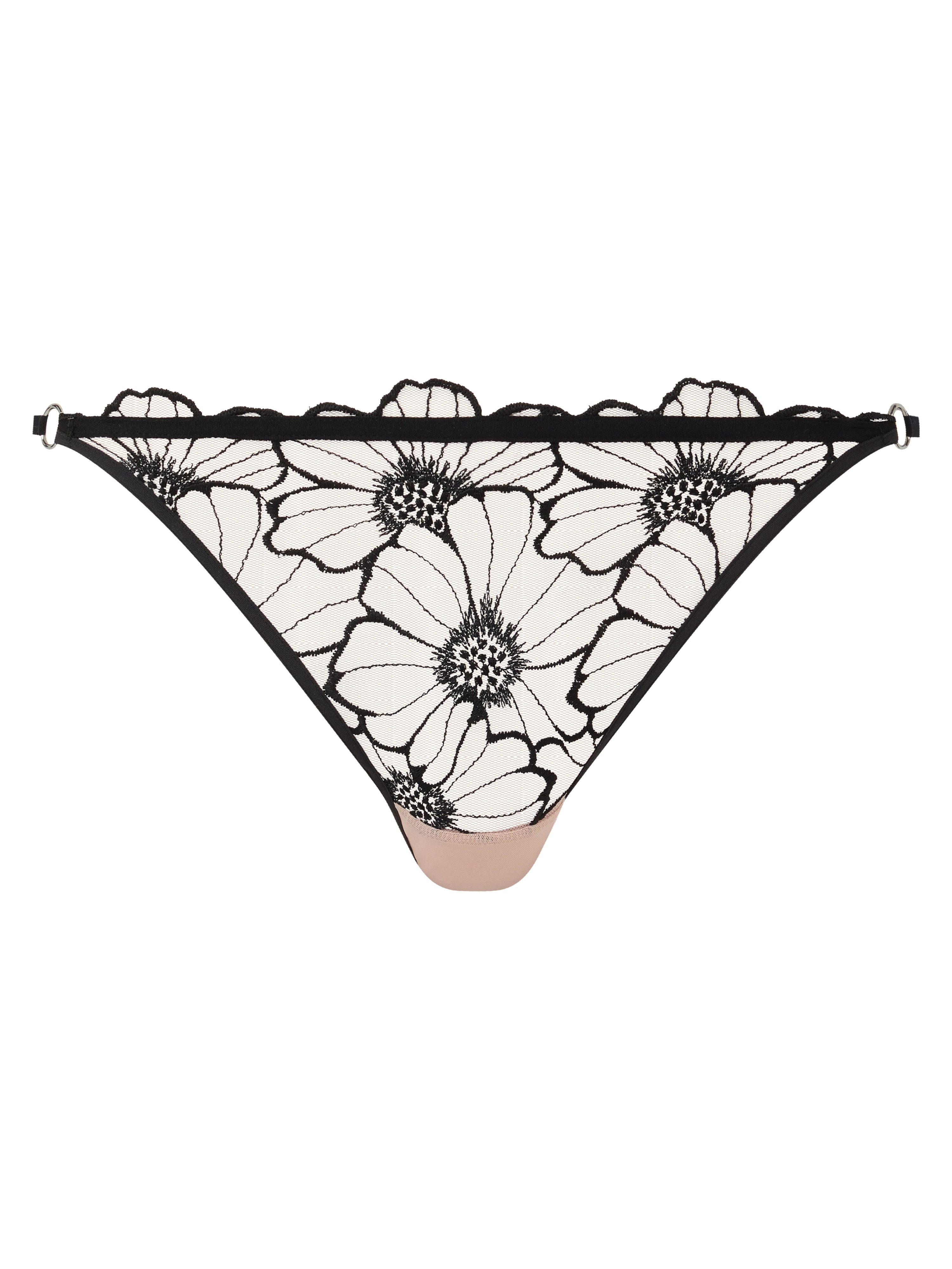 Chantelle Tanga LUSH florale Stickerei, semi.transparent
