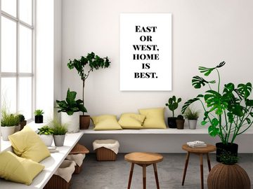 Artgeist Wandbild Home Is Best (1 Part) Vertical
