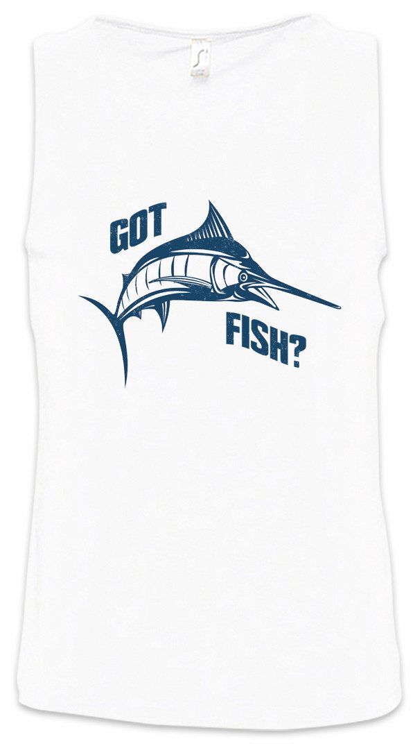 Tanktop Got Fish? Ärmelloses T-Shirt Schwertfisch Swordfish Angeln Angler