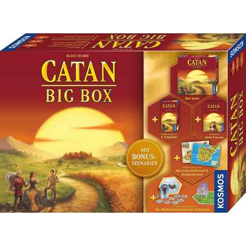Kosmos Spiel, Strategiespel Catan - Big Box, Made in Germany