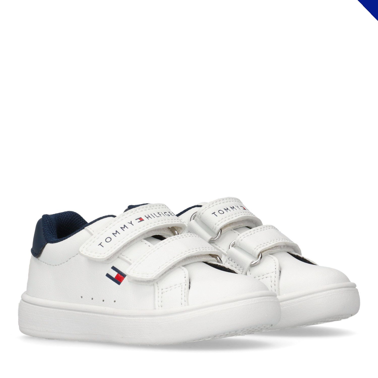 Tommy Hilfiger Sneaker Klettschuh, Freizeitschuh mit Logoverzierung