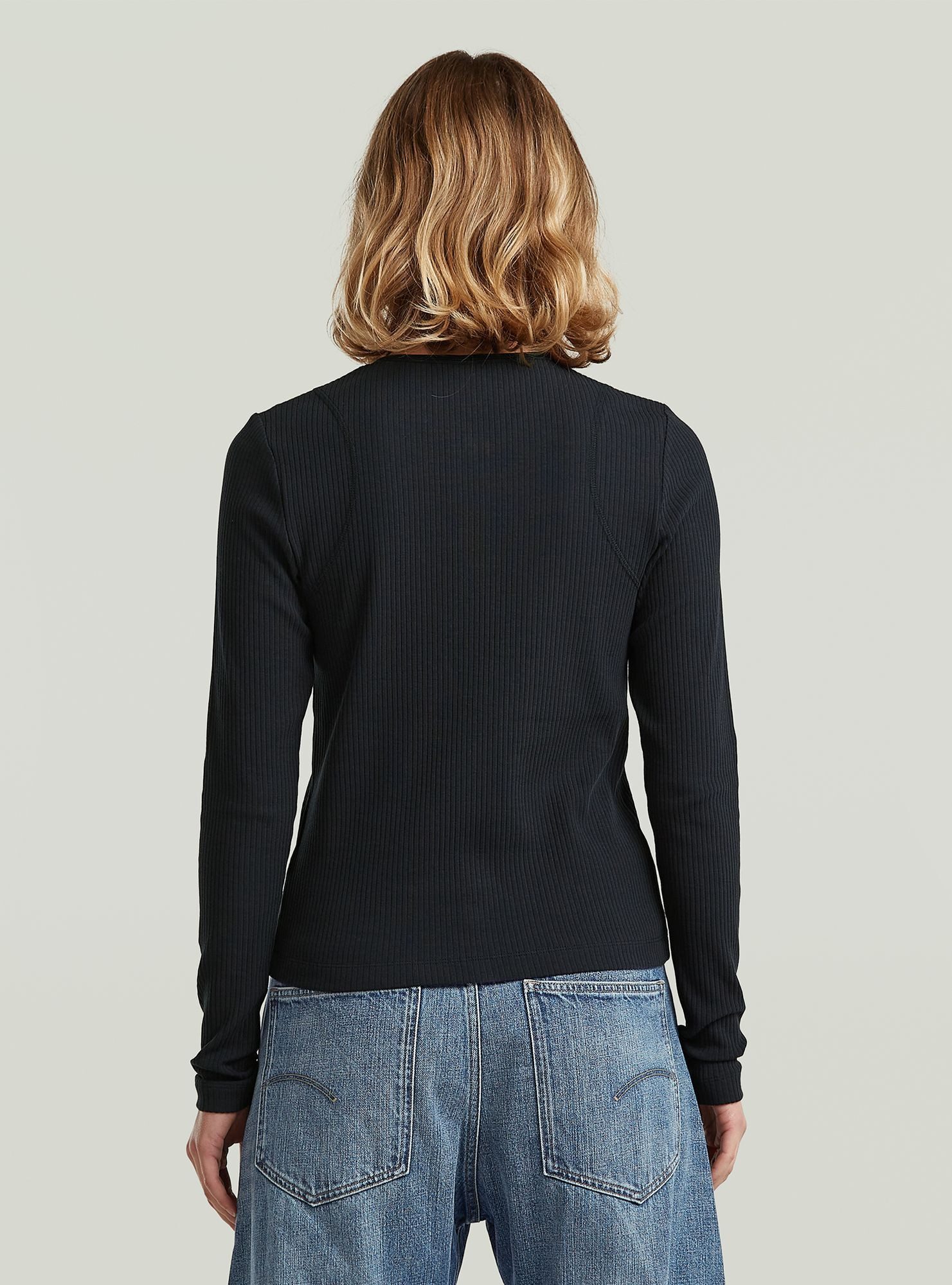 G-STAR T-Shirt 2 Way Slim Rib T-Shirt