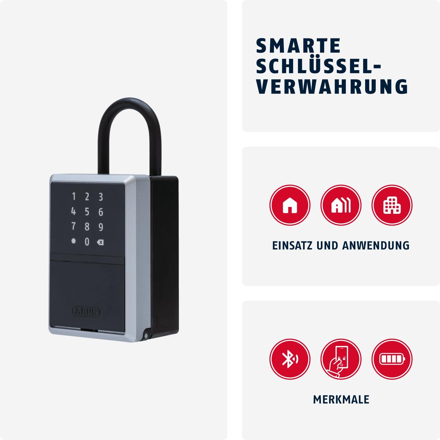 ABUS Schlüsselkasten, ABUS smarte Schlüsselbox KEYGARAGE™ günstig online kaufen
