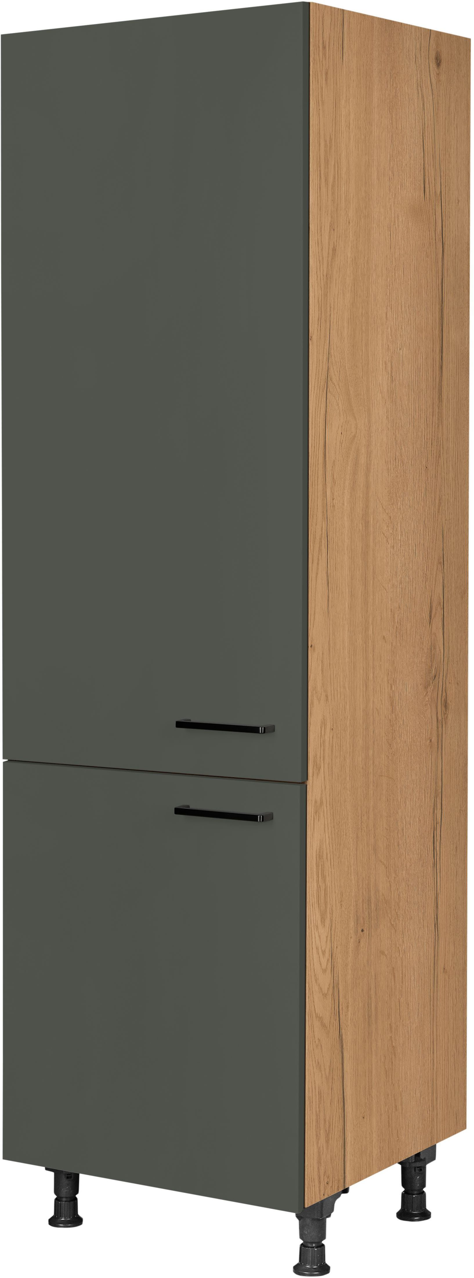 nobilia® Kühlumbauschrank "Easytouch", mit zwei Türen und zusätzlichem Einlegeboden, vormontiert, Ausrichtung wählbar, Breite/Höhe: 60/216,6 cm