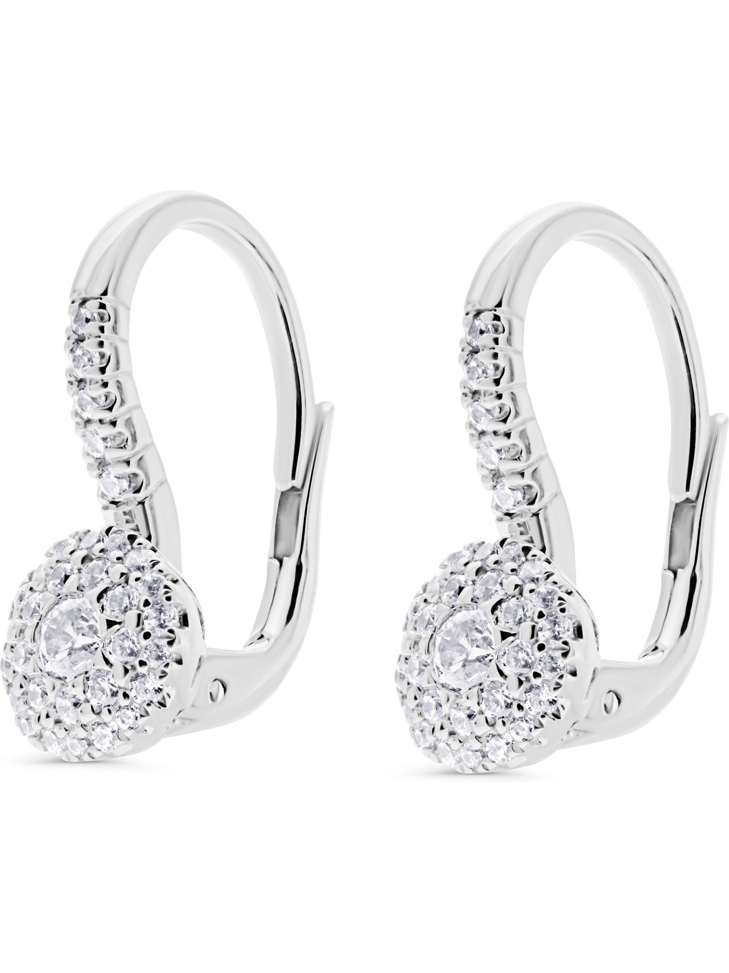 Paar Ohrhänger CHRIST Damen-Ohrhänger 2 Diamant