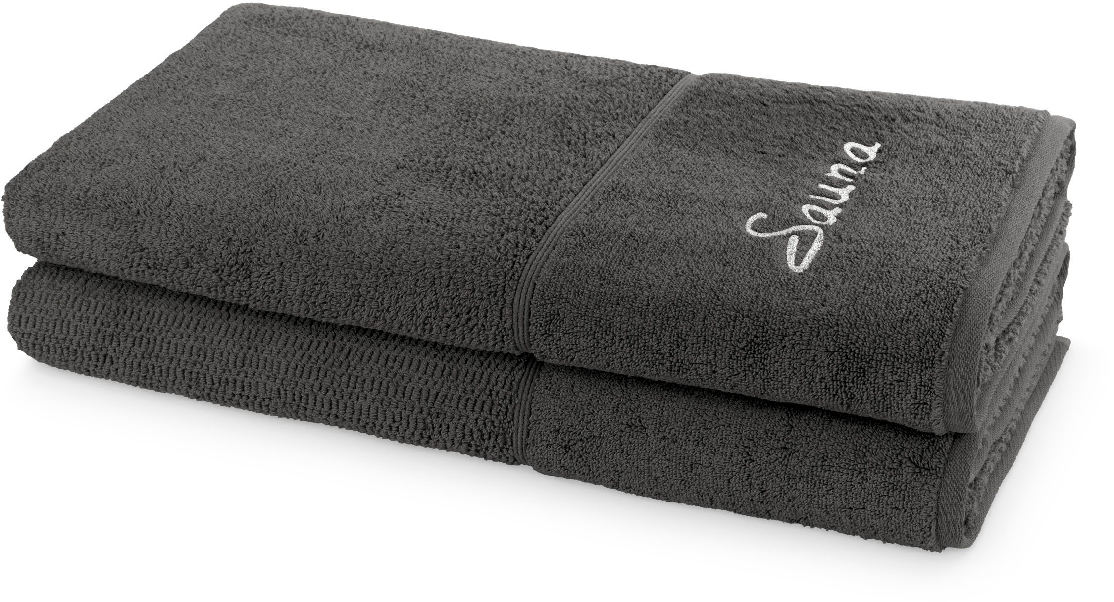 Möve for frottana Saunatuch, Walkfrottier (Set, 2-St)