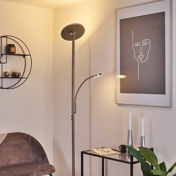 hofstein Stehlampe LED Design Wohn Schlaf Zimmer Leuchten Touchdimmer Boden Stand Steh