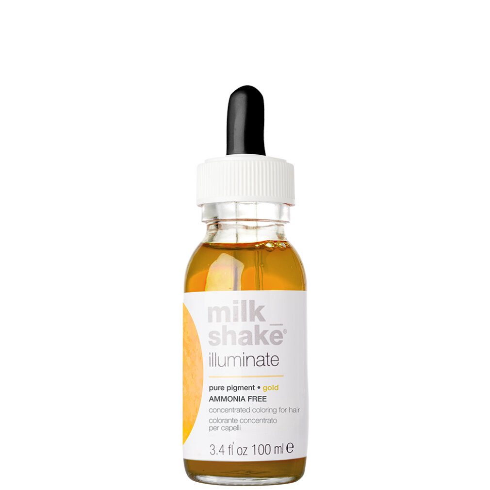 Milk Shake Haarpflege-Set, Illuminate, Haarfärbepigment, Gold, 100 ml