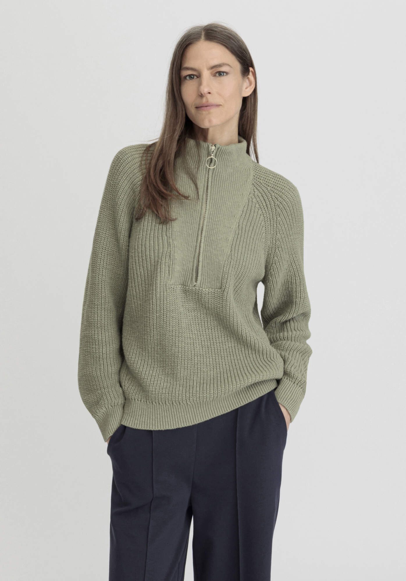 Hessnatur Strickpullover Slub Relaxed aus reiner günstig online kaufen