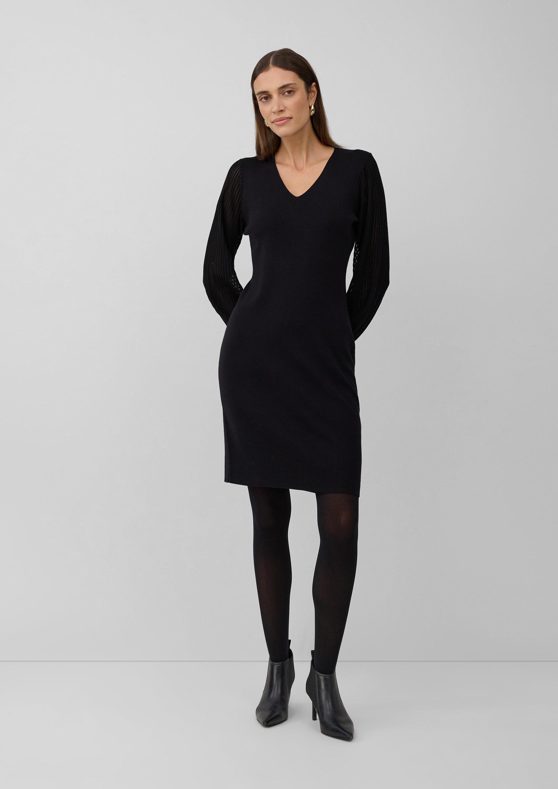 s.Oliver Minikleid Kleid Figurumspielendes Kleid aus Viskosemix mit semitra günstig online kaufen