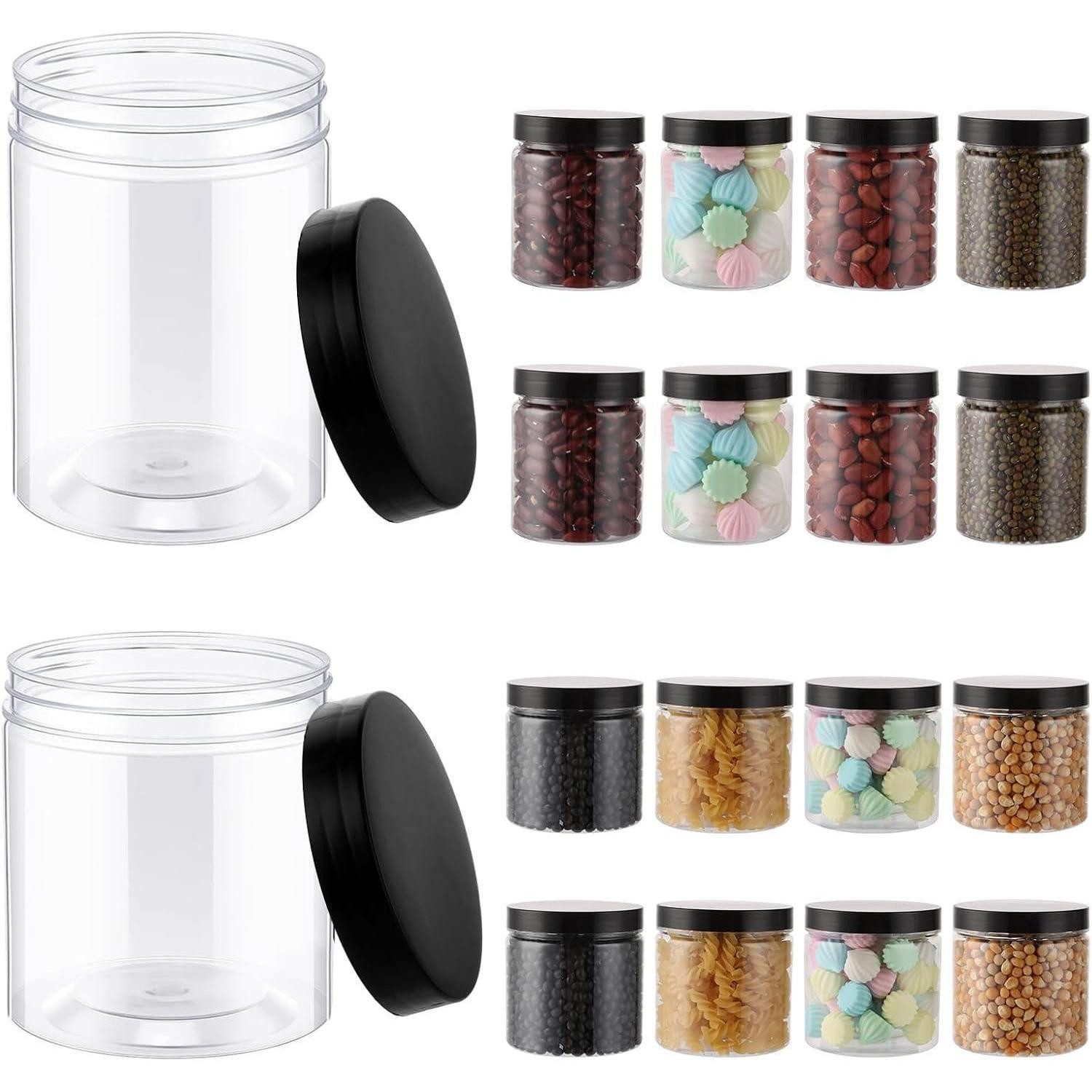 LuxusKollektion Vorratsdose Vorratsdosen Luftdicht BPAfrei Transparent Deckel 16er Set 240ml 420ml