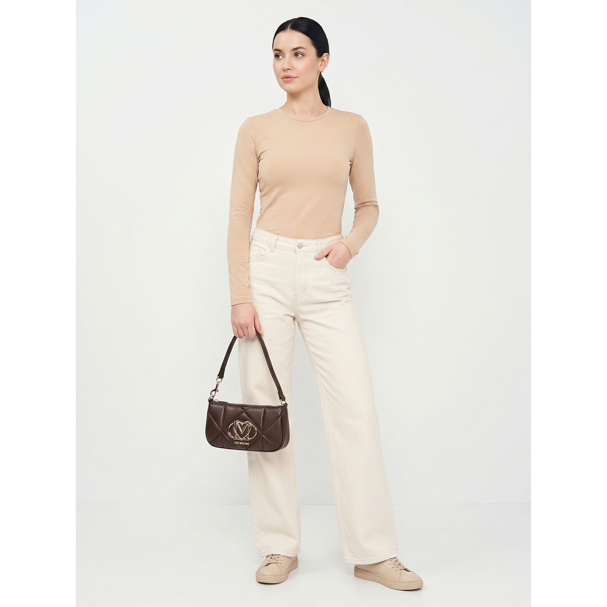 LOVE MOSCHINO Schultertasche, Polyurethan
