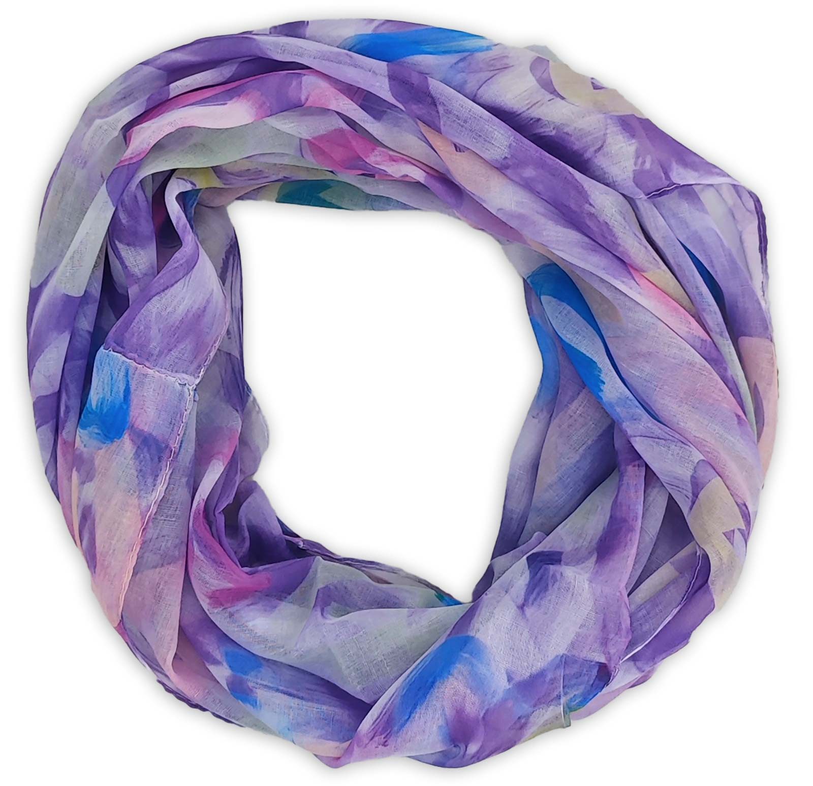 styleBREAKER Loop Loop mit Brushstroke Herz Muster, (1-St) günstig online kaufen