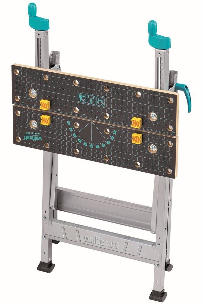 Wolfcraft Arbeitstisch Wolfcraft Spanntisch Master 200 MDF Arbeitsfläche