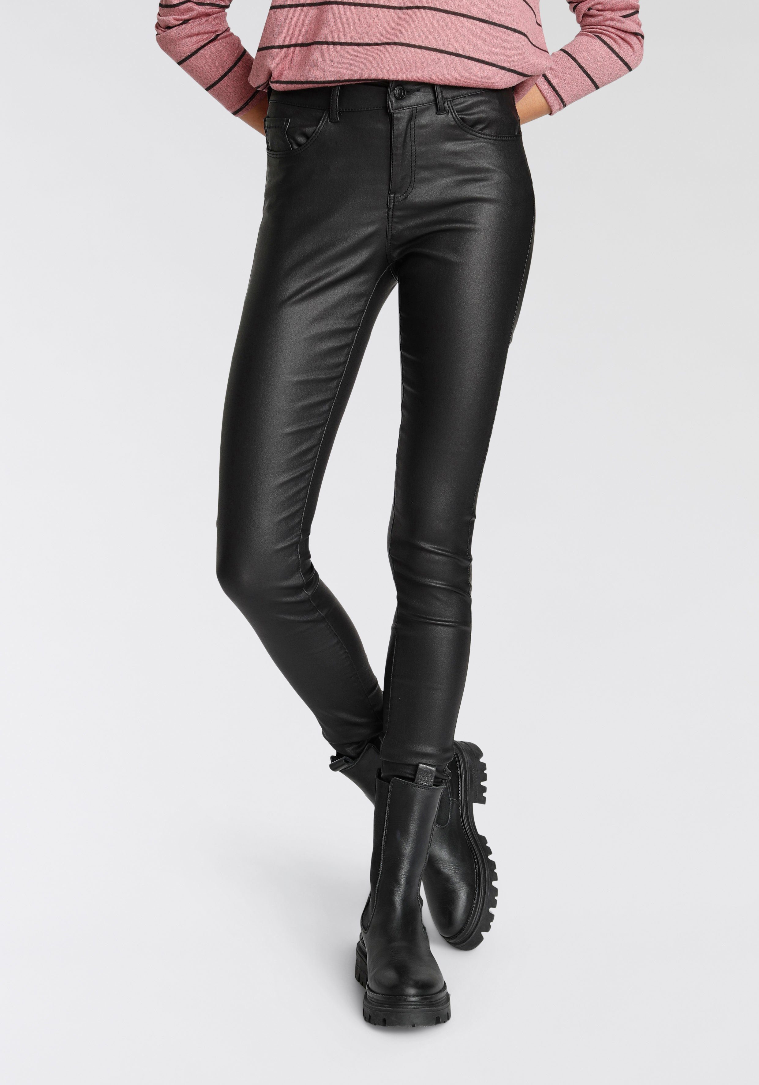 Vero Moda Stretch-Hose VMSEVEN COATED günstig online kaufen