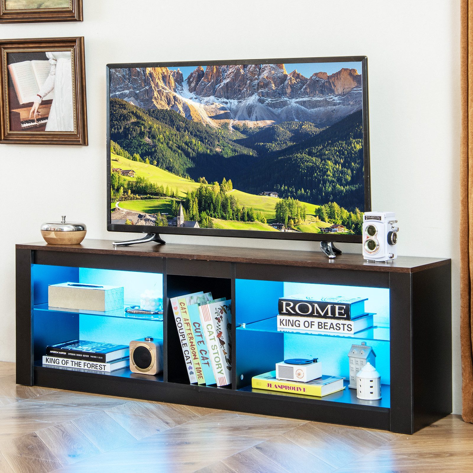 KOMFOTTEU TV-Schrank für Fernseher von 64 günstig online kaufen