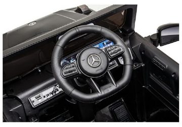 Elektro-Kinderauto Mercedes G63 AMG Schwarz Ledersitz +EVA+LED+FB