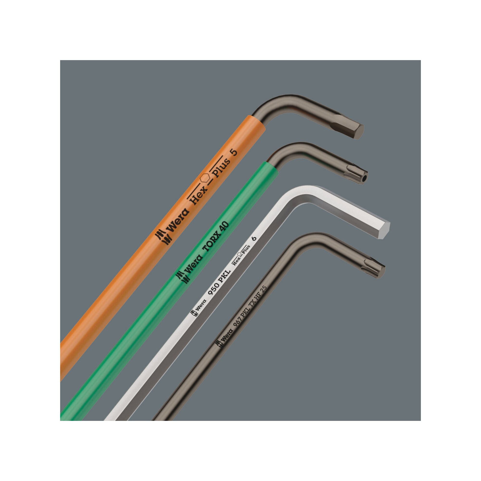 Wera Schraubendreher Wera 967/9 TX XL HF 1 Winkelschlüsselsatz mit Haltefunktion, lang, 9-t