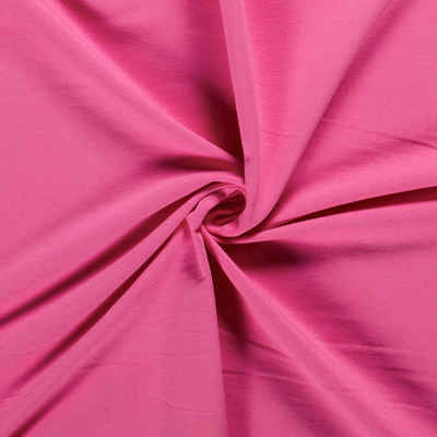 maDDma Stoff 0,5m French Terry Uni Sommersweat Baumwollstoff Meterware, Farbwahl, 017 - fuchsia