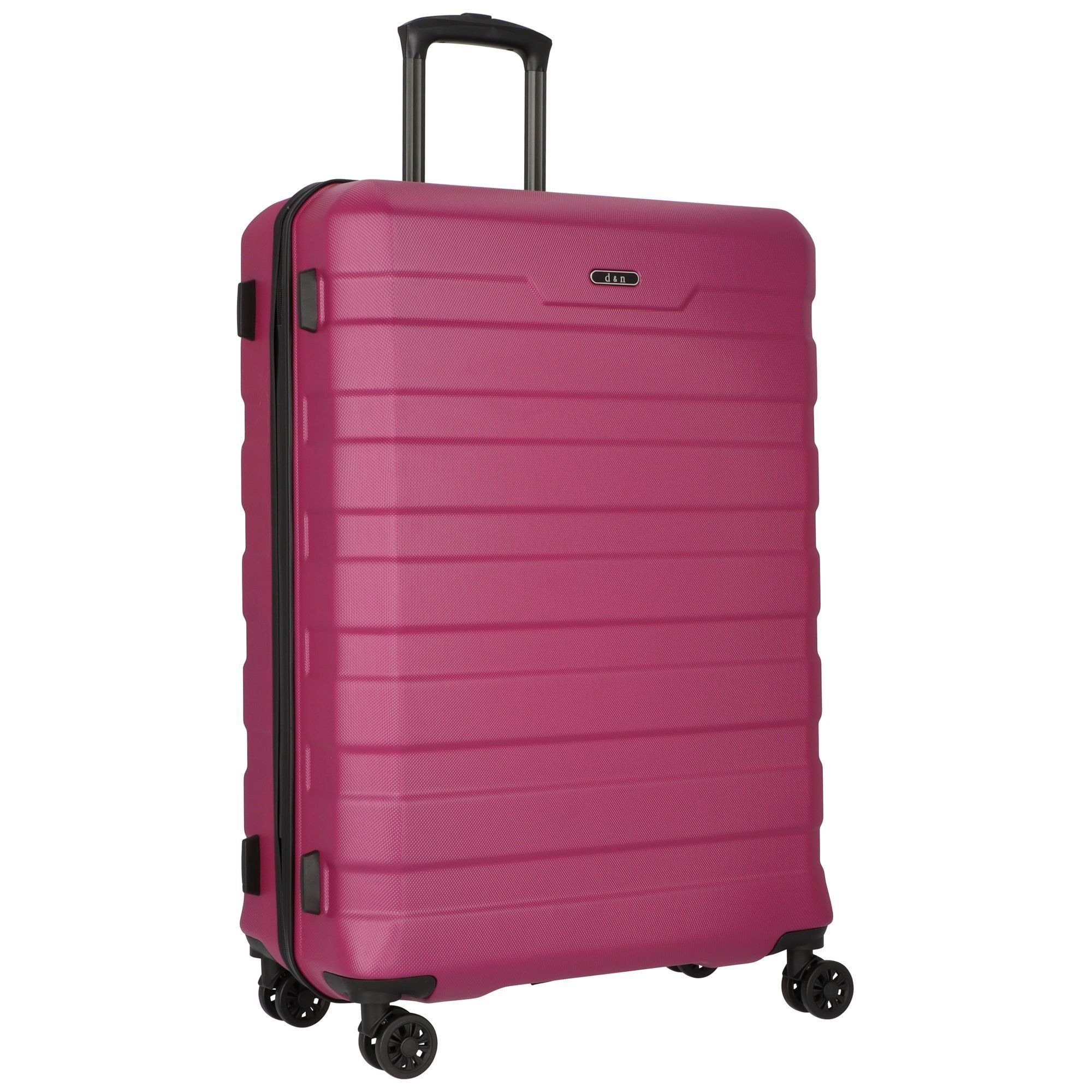 Line pink ABS Travel D&N Rollen, 2400, 4 Hartschalen-Trolley