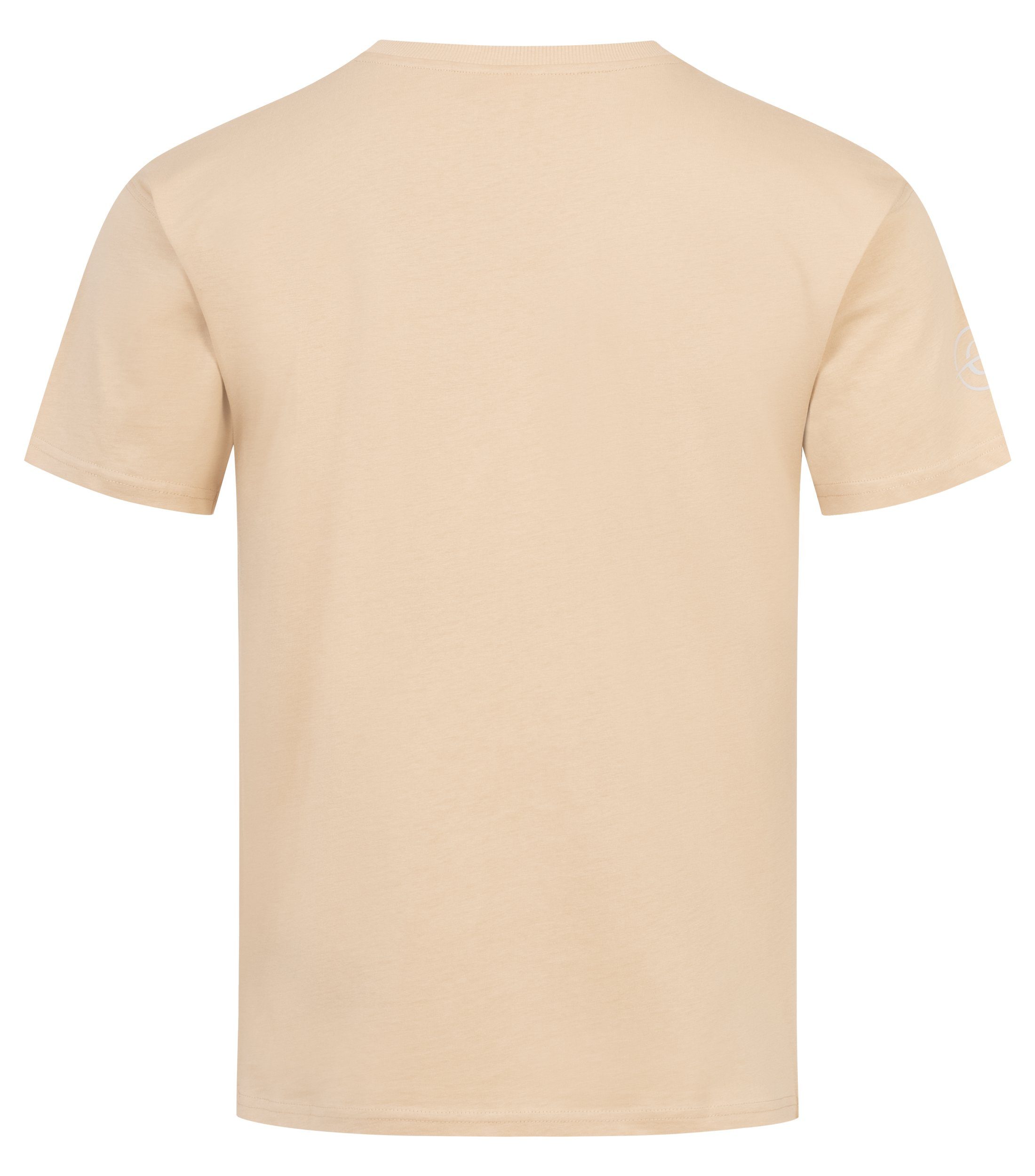 Chilled Mercury T-Shirt Baumwolle Freizeit Rundhals Shirt/ Cream Irish mit Brusttasche