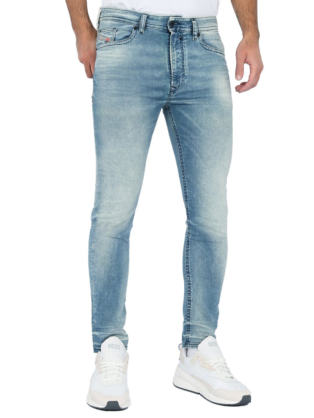 Diesel Skinny-fit-Jeans Knöchellange JoggJeans - SPENDER 0855C - Länge:32