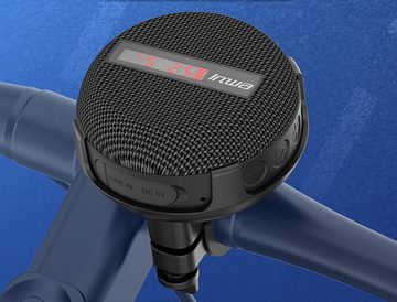 Gontence Bluetooth-Fahrrad Display-Geschwindigkeit Lautsprecher mit Halterung Bluetooth-Lautsprecher
